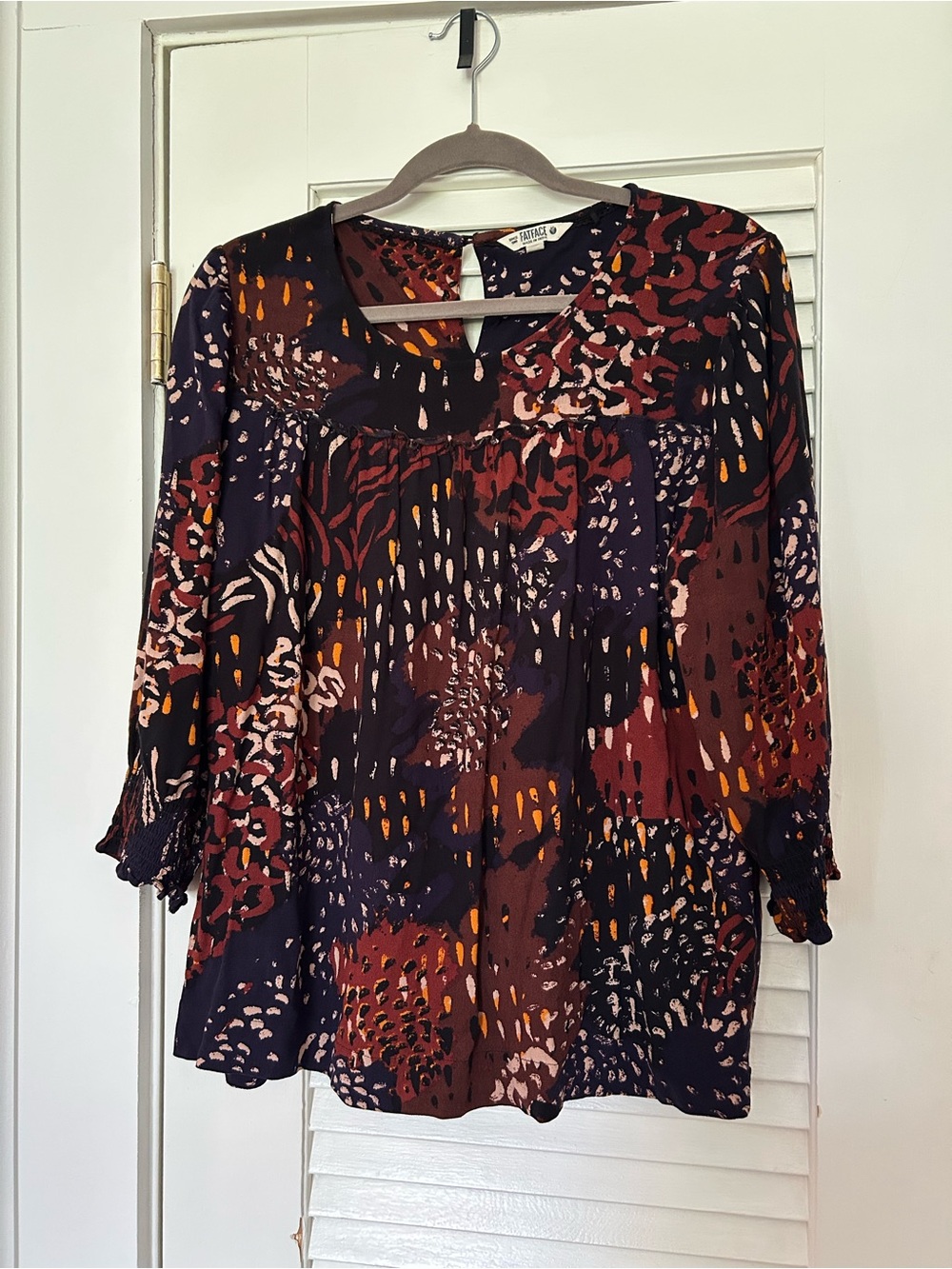 FatFace Multi Shelly Animal Blouse